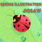 Spring illustration puzzle