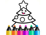 Draw Christmas for children