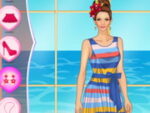 Helen colorful striped dress