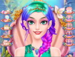 Mermaid makeup salon