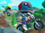 Test motorcycle racing